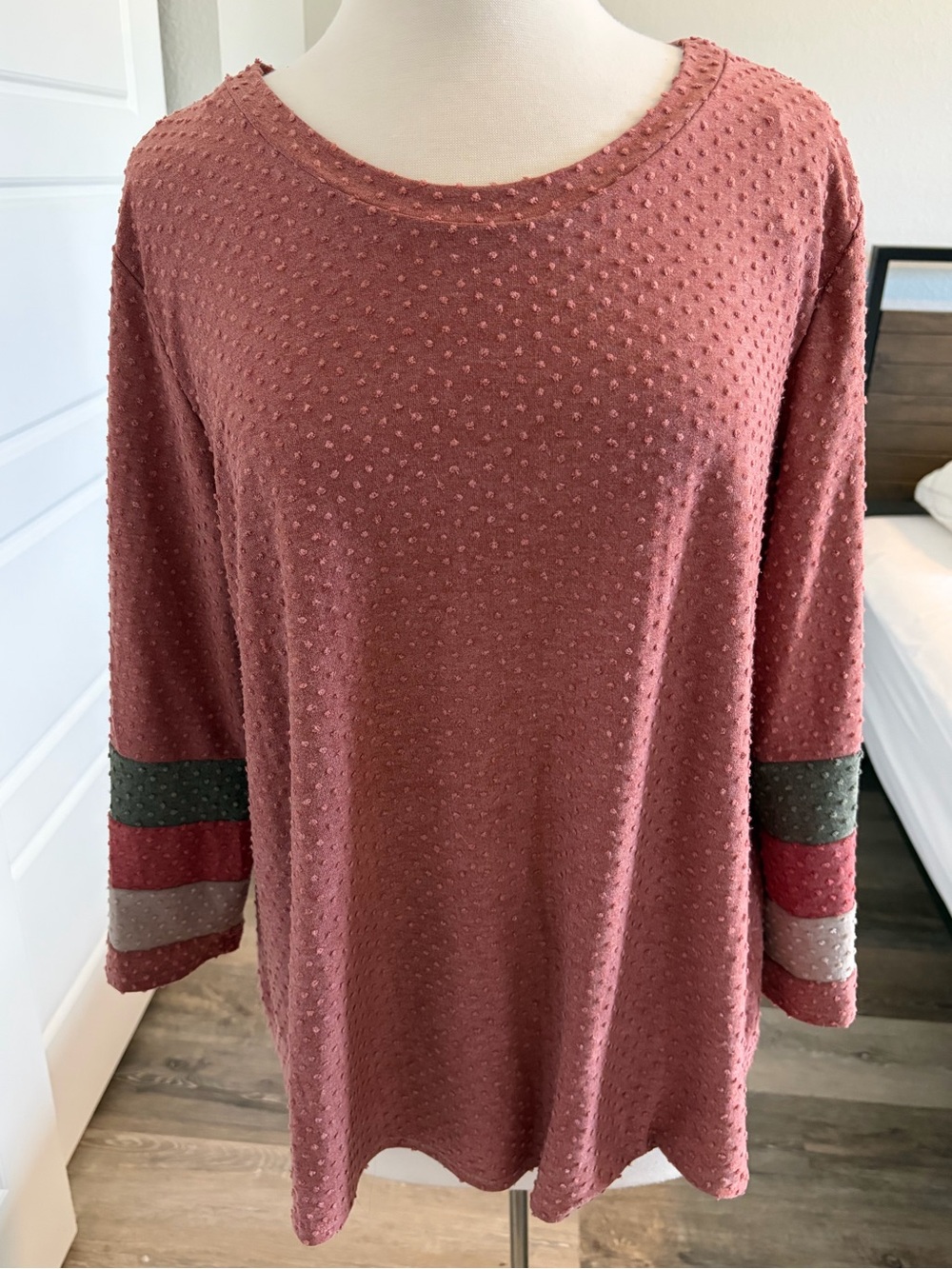 Chic Soul Swiss Dot top